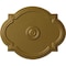Ekena Millwork Waltz Ceiling Medallion (Fits Canopies up to 4 1/2"), Hand-Painted Gold, 21 1/4"W x 17 3/8"H x 1"P CM21WAGLS - alternate 1